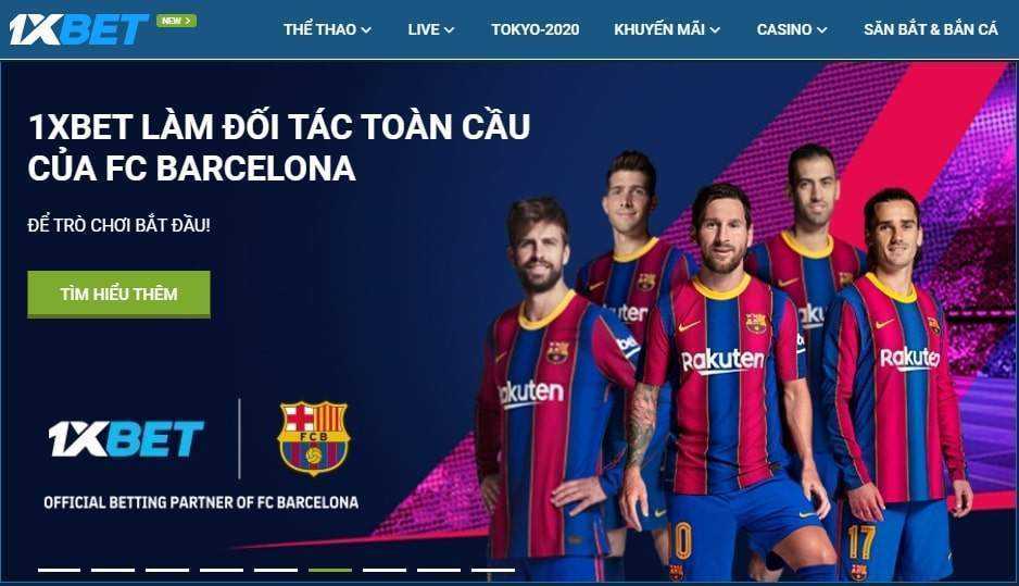 1xbet FC barcelona
