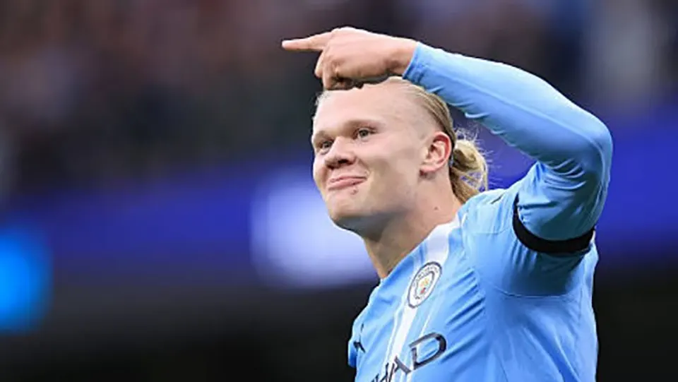 Haaland Lập Cú đúp Man City