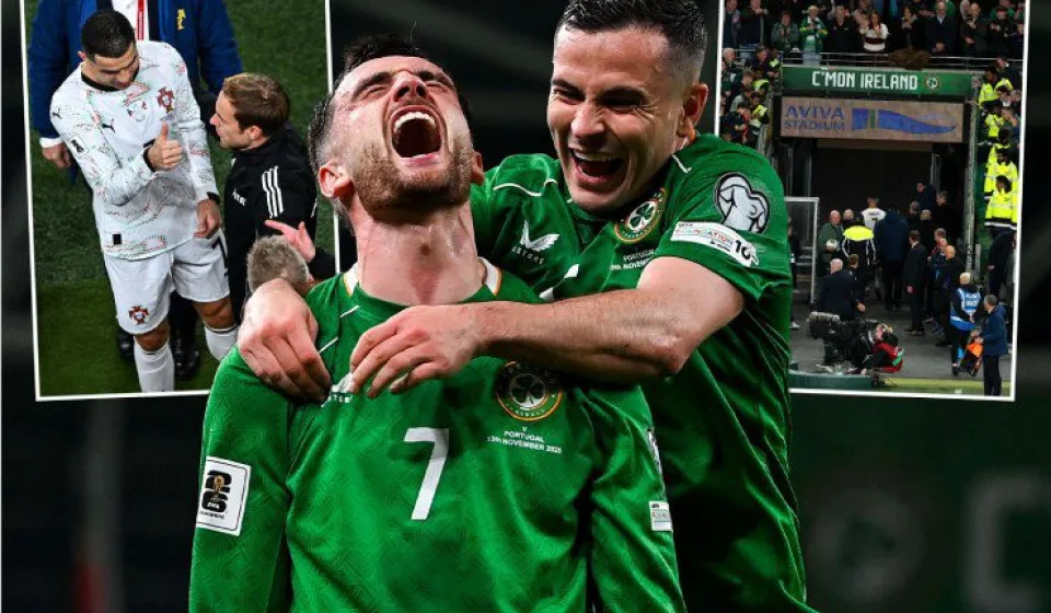 Ireland sống lại giấc mơ World Cup