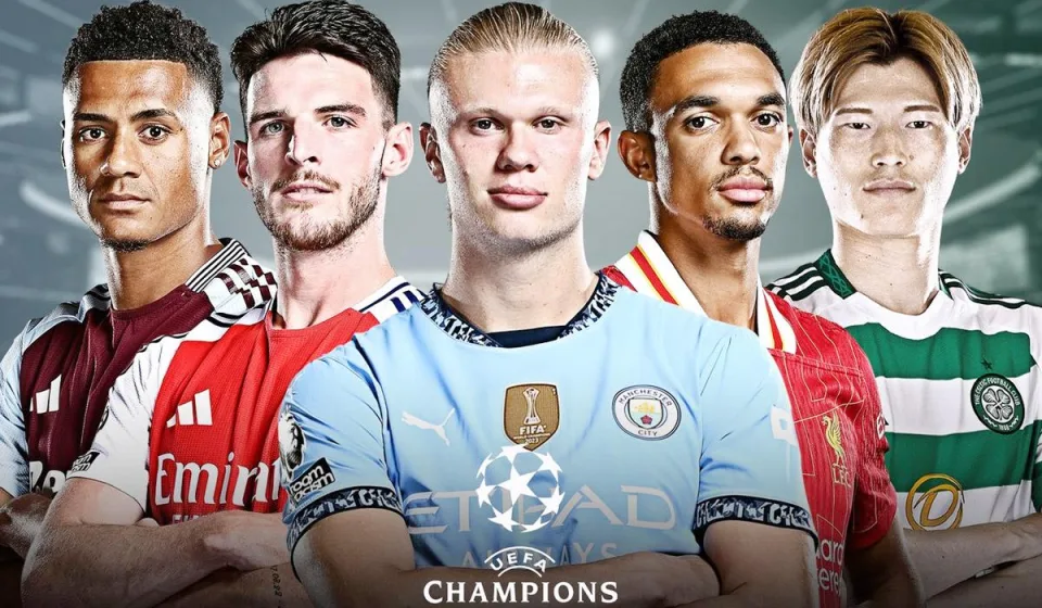 3 đội đầu tiên Champions League